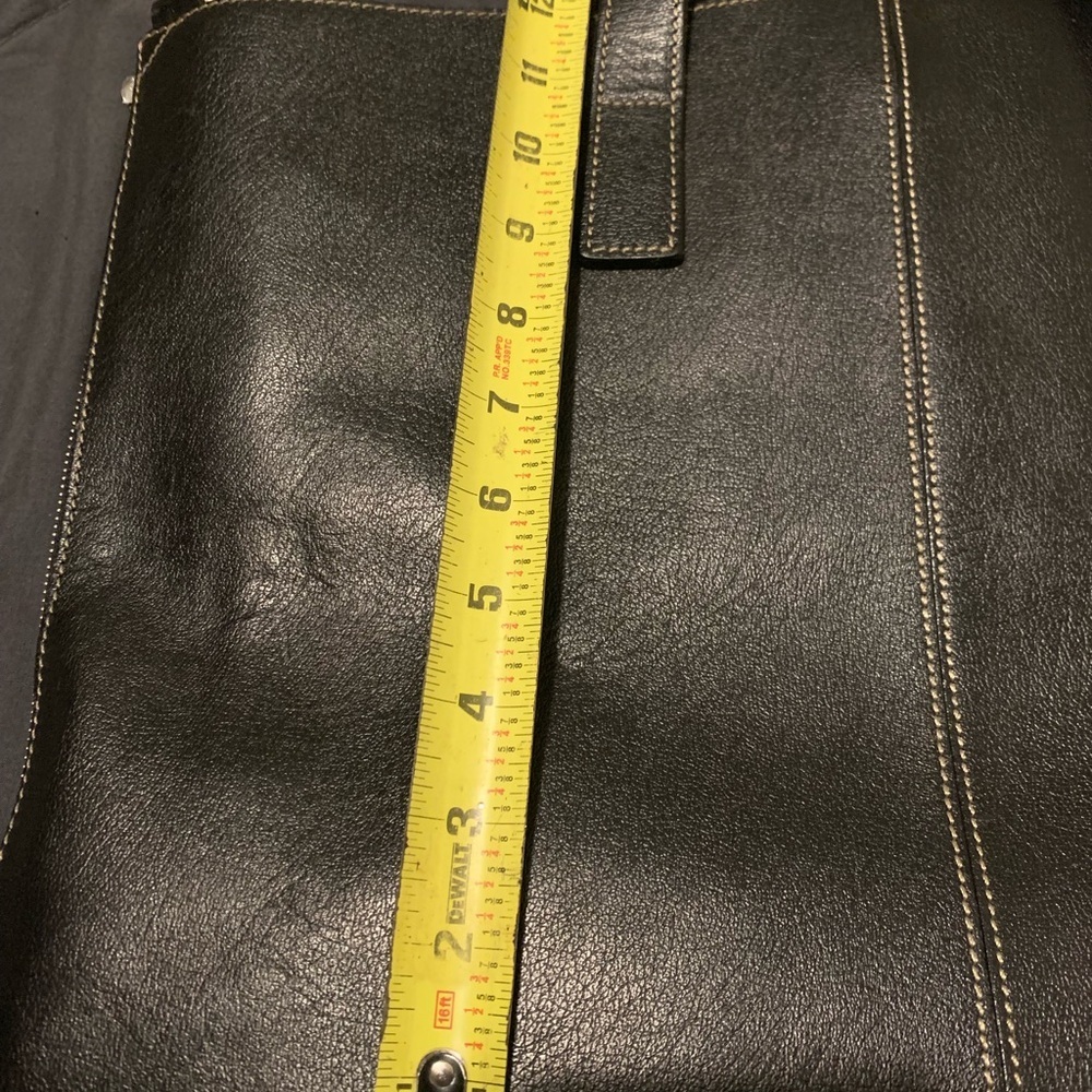 Frank Daniel Black Leather Men's Bag - Picture 14 of 16